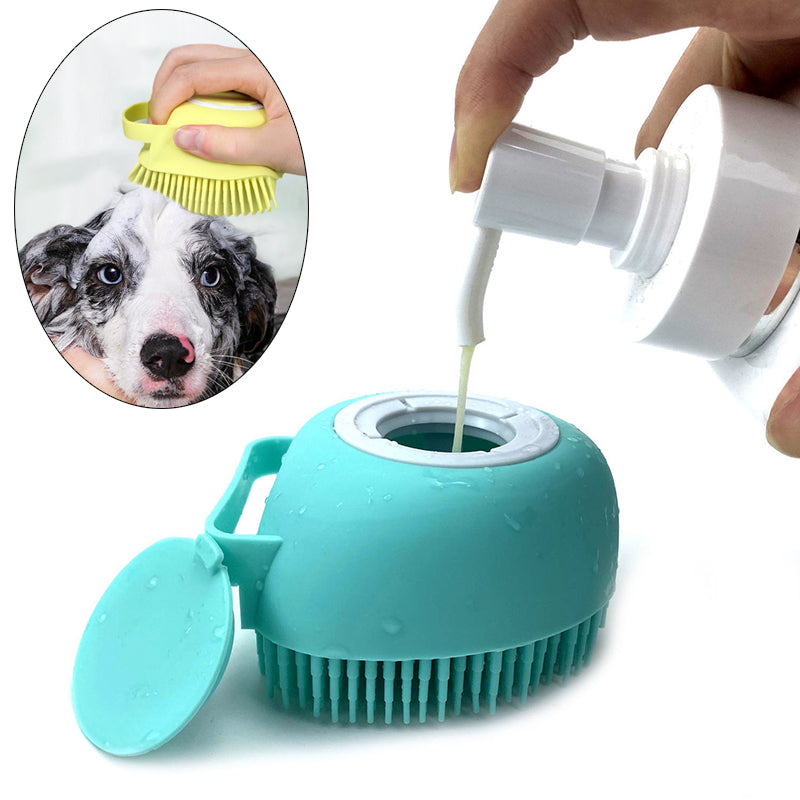 Cepillo suave para baño de mascotas